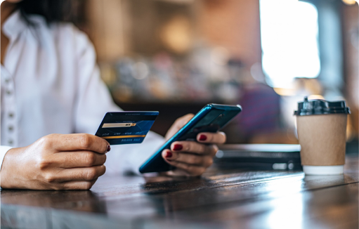 A Girls making a Payment